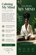 Calming My Mind Journal Digital Download