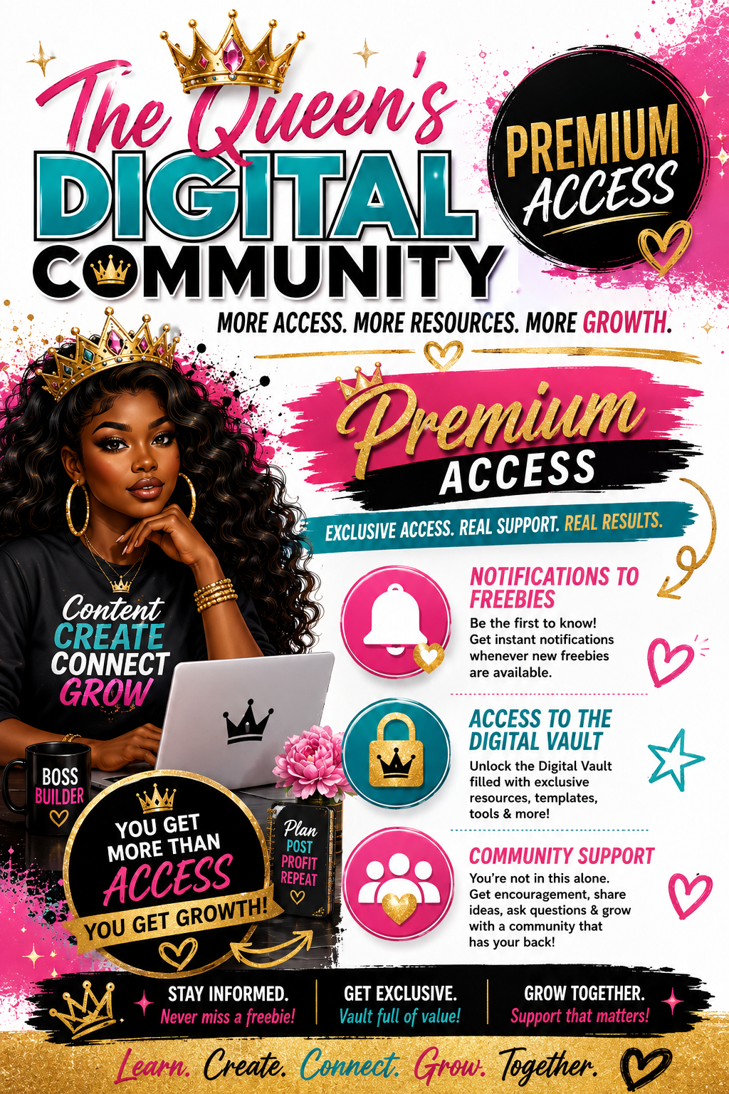 The Queen's Digital Community: Premium Access